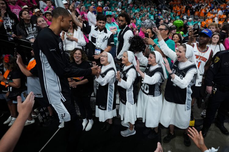 The superfans known as the 'Spurs Nuns' aiming to bring divine intervention to the NBA Finals